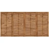 Sodo Baro Stalas Natūralus ir kava 196 x 100,5 x 105 cm