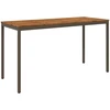 Sodo Baro Stalas Natūralus ir kava 196 x 80,5 x 105 cm