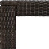 Sodo baro staliukas, rudas, 100x60,5x110,5cm, poliratanas