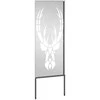 Sodo privatumo ekranas Sidabro 50 x 140 cm Nerūdijantis plienas