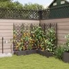 Sodo vazonas 5 pcs Ruda 120 x 120 x 126 cm Plastmasė