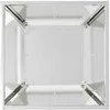 Sodo vazonas 5 pcs Sidabro 40 x 40 x 15 cm Cinkuota plienas