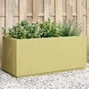 Sodo gėlių dėžutė Žalia 80 x 36 x 35 cm PP