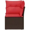 | Sodo sofa | su pagalve Ruda 62 x 62 x 69 cm poliratanas