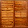 Sodo kavos staliukas, 110x110x45cm, akacijos medienos masyvas