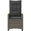 Sodo Kėdė 2 pcs Pilka ir tamsiai pilka 56 x 60 x 112 cm