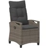Sodo Kėdė 2 pcs Pilka ir tamsiai pilka 56 x 60 x 112 cm
