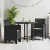 Sodo Kėdė 2 pcs Antracitas 53 x 49 x 85 cm Polipropilenas