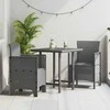 Sodo Kėdė 2 pcs Šviesiai pilka 53 x 49 x 85 cm Polipropilenas
