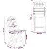 Sodo Kėdė 4 pcs Natūrali Bambukas