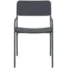 Sodo kėdės 2 pcs Antracitas 51 x 55 x 81 cm Plienas