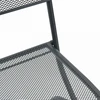 Sodo kėdės 2 pcs Antracitas 52,5 x 46 x 82 cm Geležis