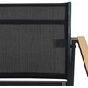 Sodo kėdės 2 pcs Juoda ir Antracitas 53,5 x 59 x 77 cm