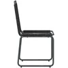 Sodo kėdės 2 pcs Juodas 48 x 55 x 89,5 cm Ratanas