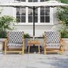 Sodo baldai 2 pcs Juoda ir Balta 67 x 78 x 73 cm