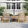 Sodo baldai 2 pcs Smėlio 67 x 78 x 73 cm