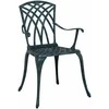 Sodo Kėdė 2 pcs Žalia 53 x 51 x 88,5cm Aliuminis