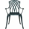 Sodo Kėdė 2 pcs Žalia 53 x 51 x 88,5cm Aliuminis