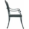 Sodo Kėdė 2 pcs Žalia 64 x 62 x 93cm Aliuminis