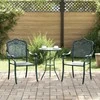 Sodo Kėdė 2 pcs Žalia 64 x 62 x 93cm Aliuminis