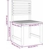 Sodo Kėdė 2 pcs Ruda 50 x 50 x 91cm Akacijos medienos masyvas