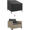 Sodo kėdės dangtis 90 x 90 x 50 / 75 cm 600D Oksfordo audinys