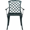 Sodo Kėdė 4 pcs Žalia 61 x 60,5 x 93cm Aliuminis