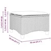 sodo kėdės su pagalvėlėmis 2 vnt Ruda 55x55x36 cm polirotango
