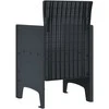 Sodo Kėdė 4 pcs Antracitas 53 x 49 x 85 cm Polipropilenas
