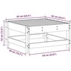 Sodo kojų atrama Tvirtas pušies medis Vaško Ruda