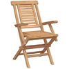 Lauko baldų komplektas Sodo komplektas 3 vnt. Ruda Kietas teakwood