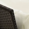 Lauko baldų komplektas Sodo komplektas su pagalvėlėmis L formos, 4 dalių, poliratanas