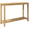 Sodo konsolinis stalas Balta apdaila 108,5 x 35 x 75 cm
