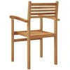 Kėdė 4 pcs Ruda 56 x 55 x 90.5 cm Kieto teka medžio