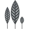 Sodo kuolas 3 vnt. 116,5 x 35 x 3 cm Antracito Plienas