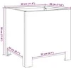 Sodo loveliai, 2vnt., 30x30x30cm, galvanizuotas plienas