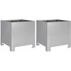 Sodo loveliai, 2vnt., 30x30x30cm, galvanizuotas plienas