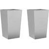 Sodo loveliai, 2vnt., 45x45x75cm, galvanizuotas plienas