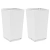 Sodo loveliai, 2vnt., baltos spalvos, 32,5x32,5x57cm, PP