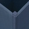 Sodo loveliai, 4vnt., pilkos spalvos, 32,5x32,5x57cm, PP