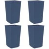 Sodo loveliai, 4vnt., pilkos spalvos, 32,5x32,5x57cm, PP