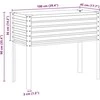 Sodo lovelis, 100x41x90cm, plienas