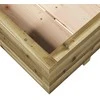 Sodo lovelis, 110x110x26,5cm, impregnuota pušies mediena