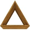 Sodo lovelis, 30x26x75cm, Corten plienas