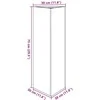 Sodo lovelis, 30x26x75cm, galvanizuotas plienas, trikampis