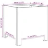 Sodo lovelis, 30x30x30cm, galvanizuotas plienas