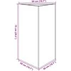 Sodo lovelis, 50x43x75cm, galvanizuotas plienas, trikampis