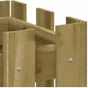 Sodo lovelis, 60x30x30cm, impregnuota pušis, tvorelės dizaino