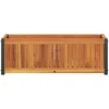 Sodo lovelis, 80x30x27,5cm, akacijos medienos masyvas/plienas