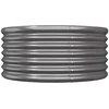 Sodo lovelis, antracito, 80x80x36cm, plienas